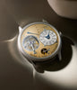 rare F. P. Journe Souscription Tourbillon  Platinum preowned watch at A Collected Man London