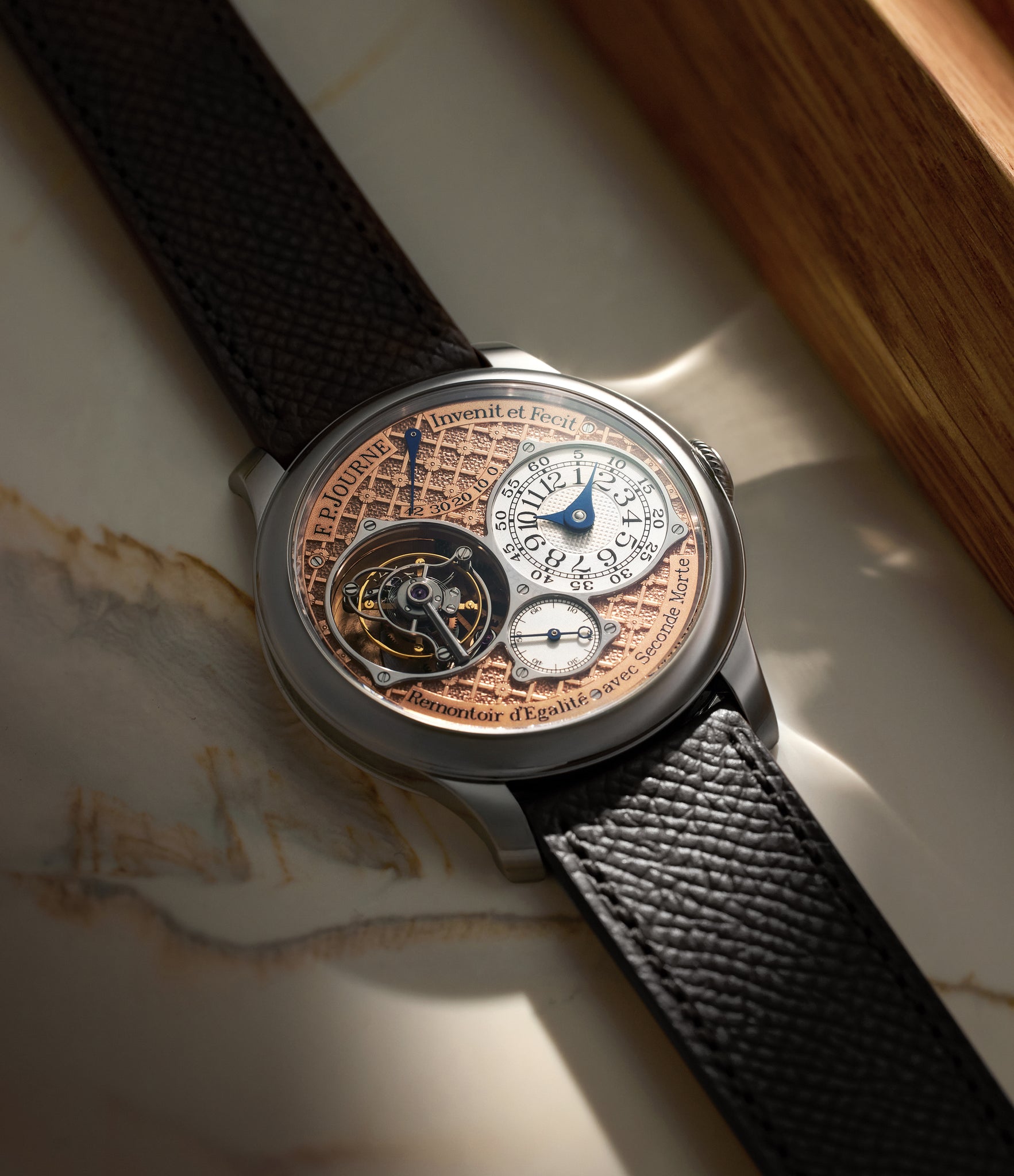 F. P. Journe Tourbillon Régence Losange  Platinum preowned watch at A Collected Man London