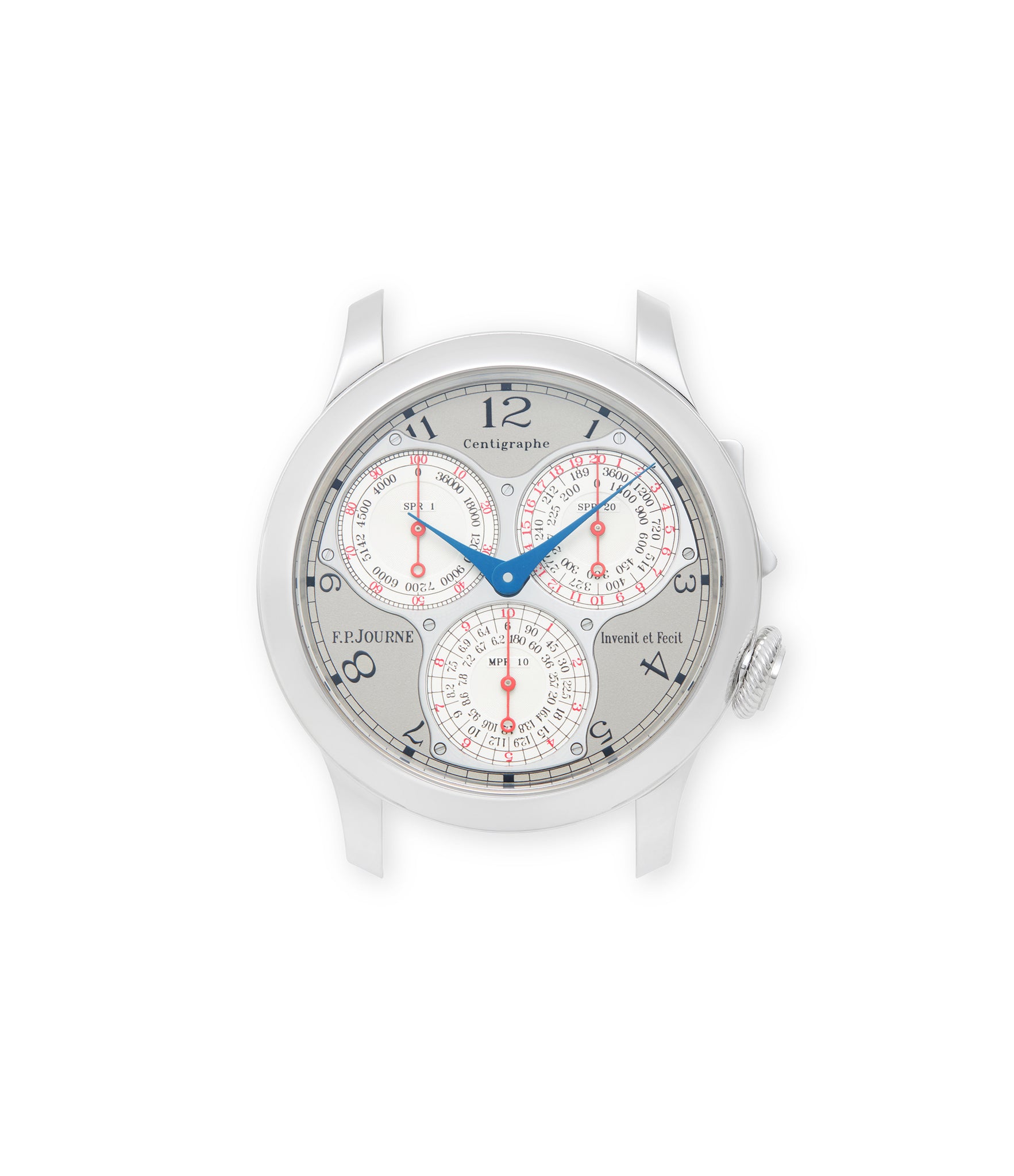 rare F. P. Journe Centigraphe Souverain  Platinum preowned watch at A Collected Man London