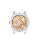 caseback F. P. Journe Chronomètre Souverain De Boulle  Platinum preowned watch at A Collected Man London