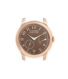 Chronomètre Souverain Havana Dial | Rose Gold
