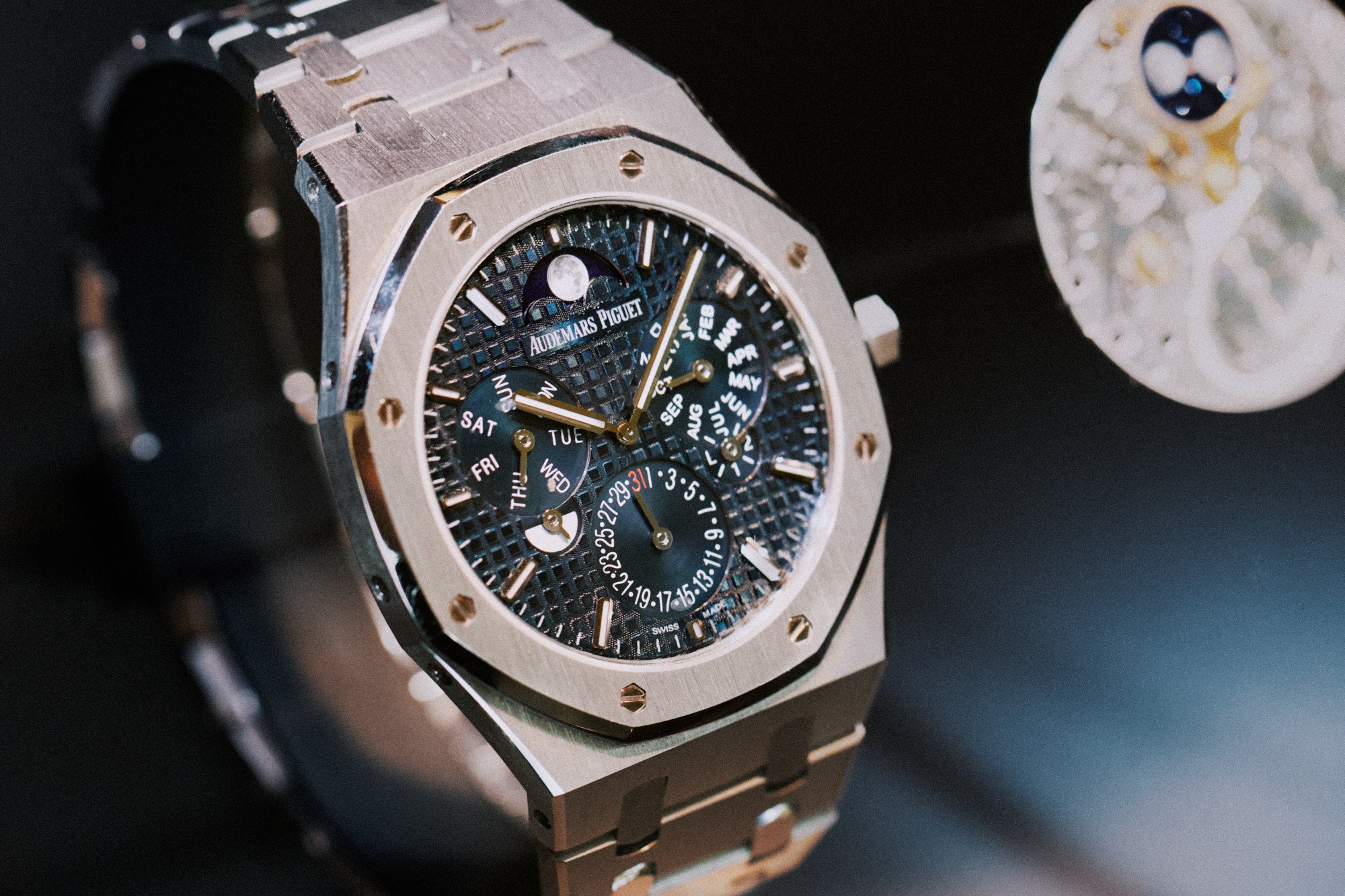 Francois-Henry Bennahmias, CEO of Audemars Piguet, shows me the