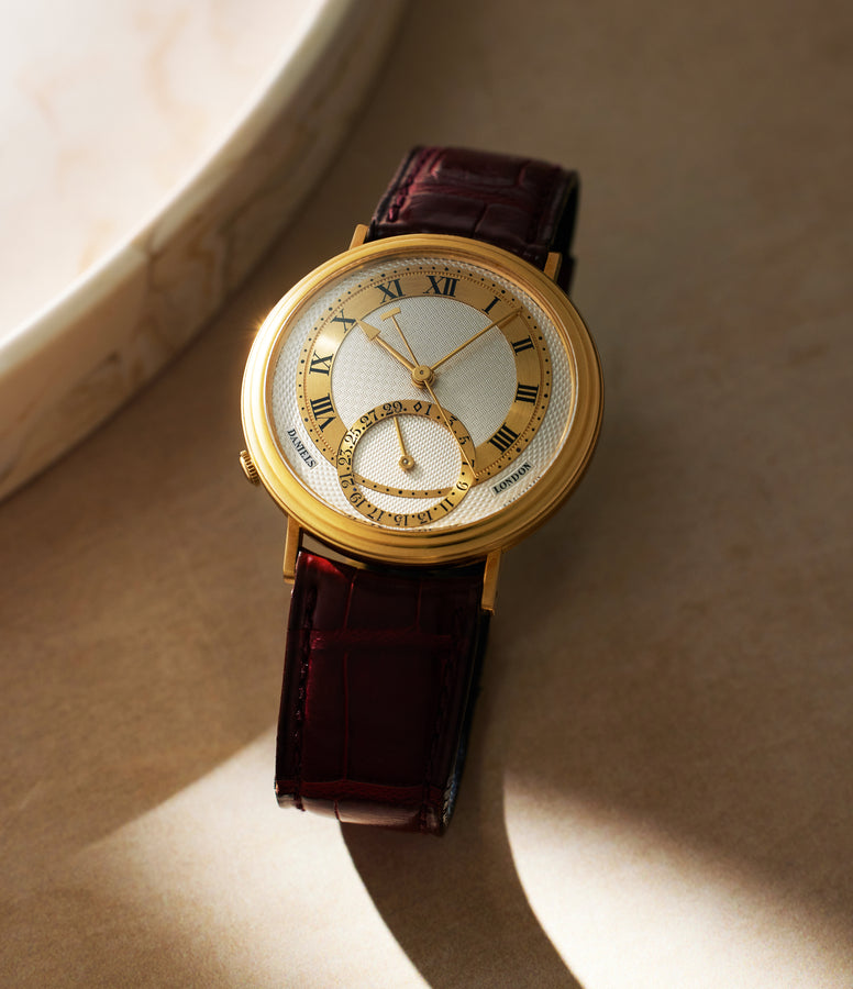rare George Daniels Millennium  Yellow Gold preowned watch at A Collected Man London