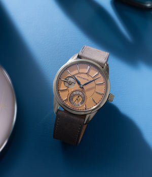 Gronefeld 1941 Remontoire | Salmon Dial | White Gold A Collected Man London | Available Worldwide