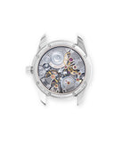 caseback Grönefeld 1941 Remontoire White Gold preowned watch at A Collected Man London