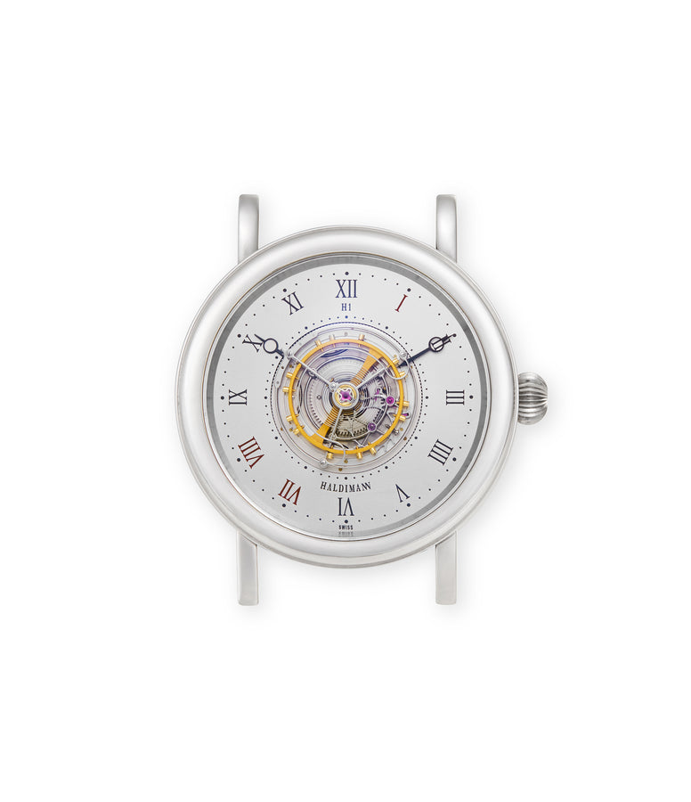 buy Haldimann H1 Flying Tourbillon  Platinum preowned watch at A Collected Man London