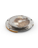 silver-plated vintage Hermés horseshoe catchall luxury silver tray at A Collected Man for your home