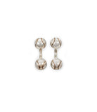 Collect Hermes Tennis ball cufflinks | sterling silver | A Collected Man