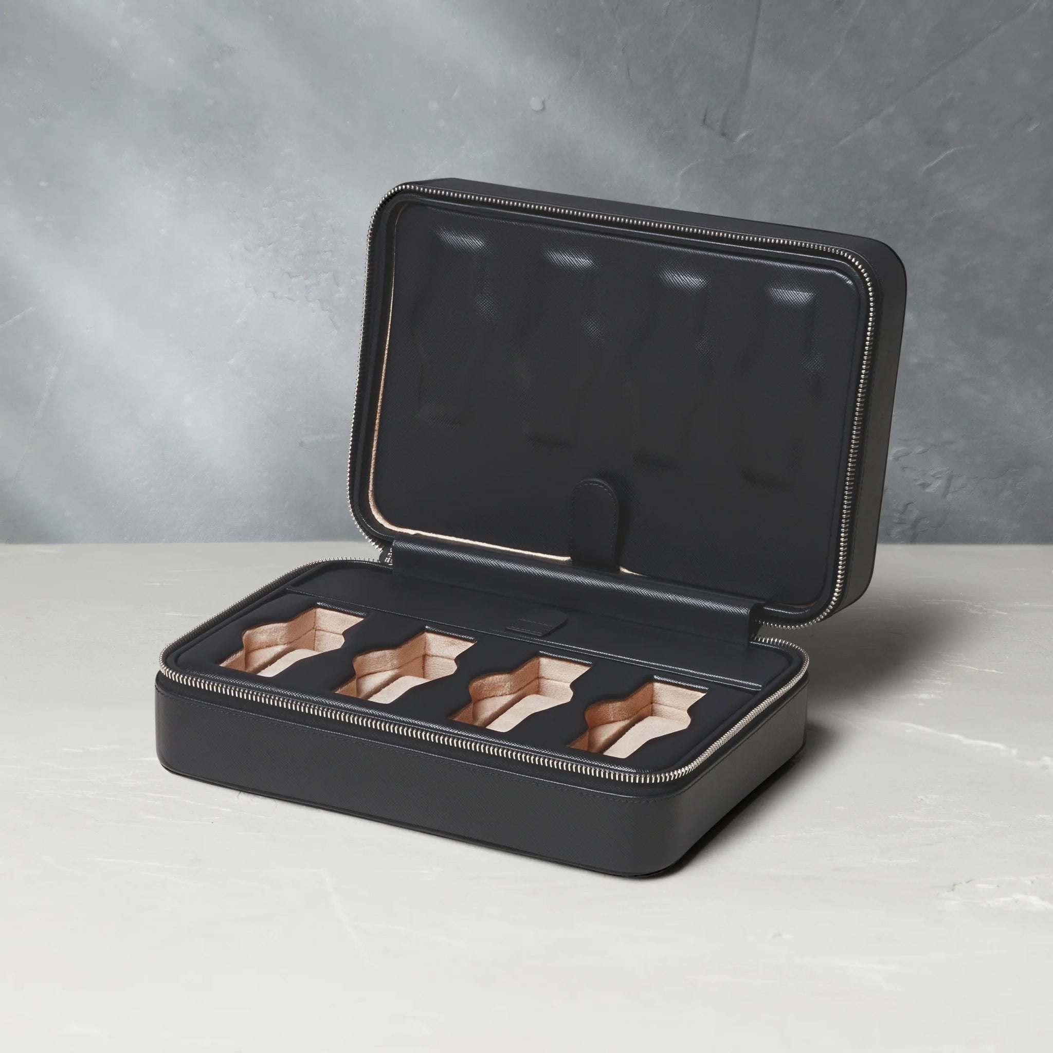 eight-watch box, saffiano