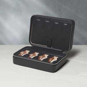 eight-watch box, saffiano