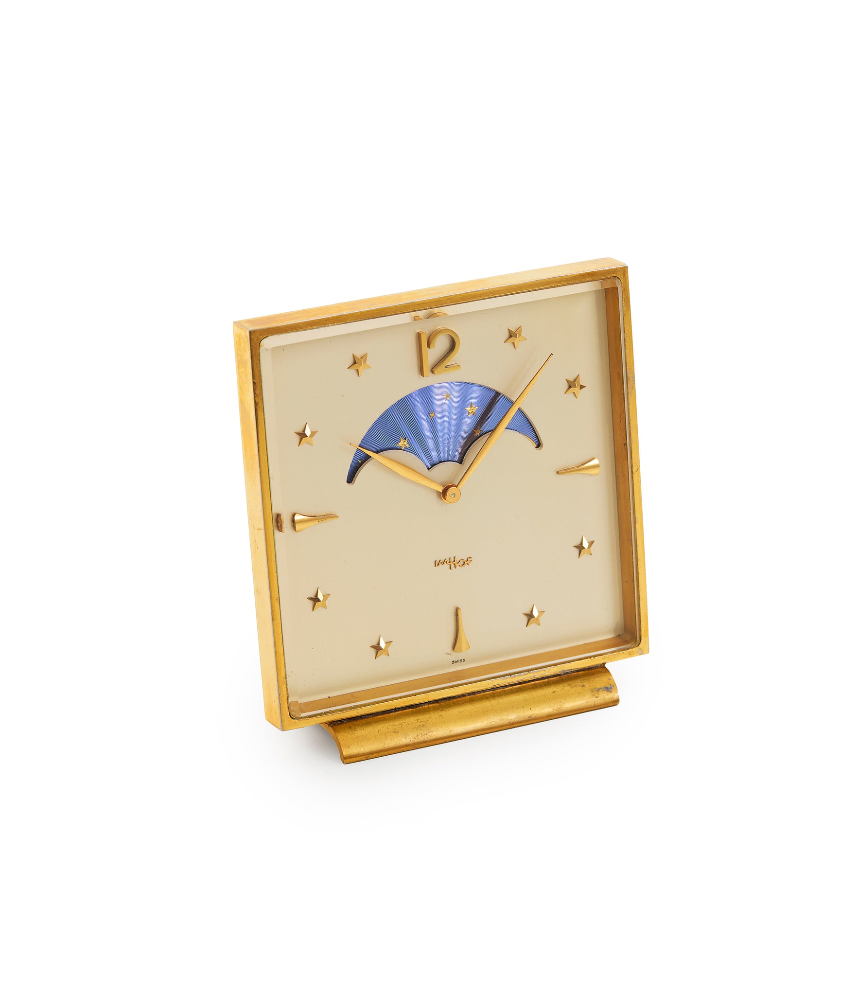 IMHOF Monnphase Desk Clock | rare moonphase stars clock A Collected Man