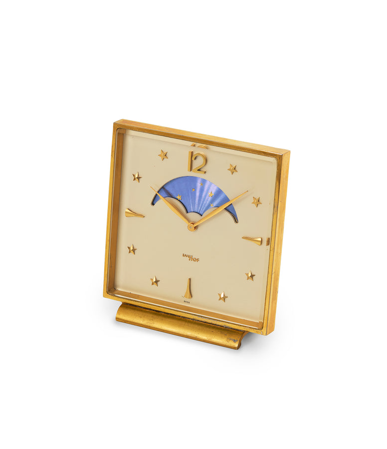 Buy IMHOF Monnphase Desk Clock | rare moonphase stars clock