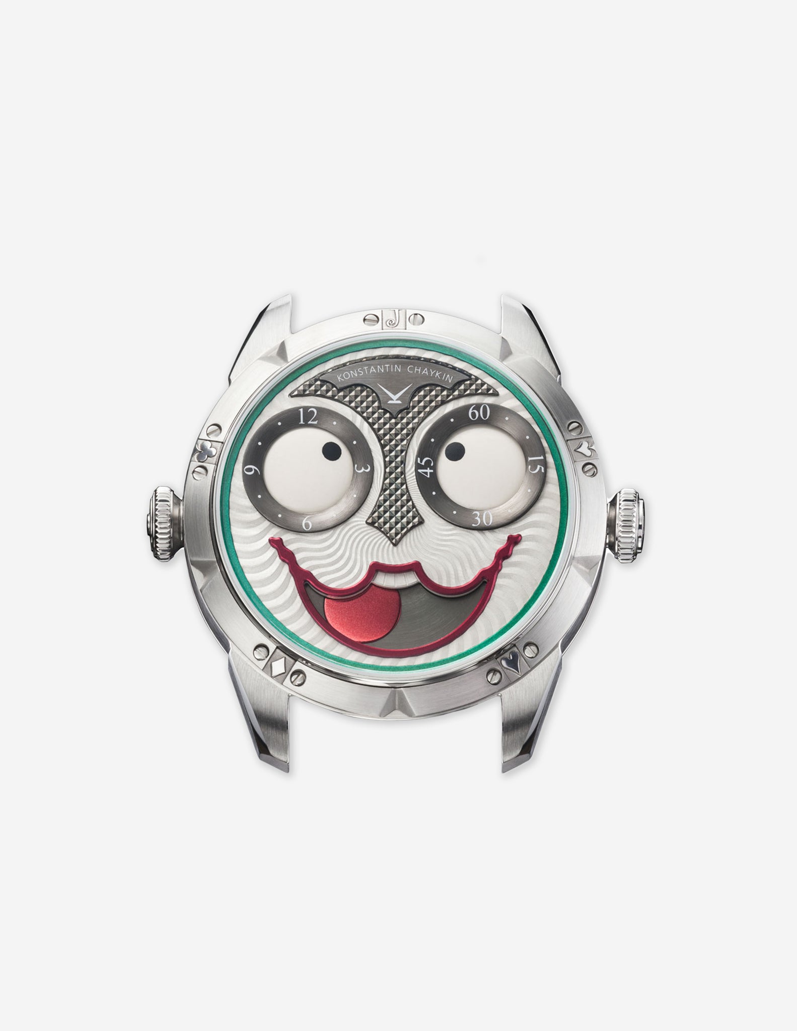 A Konstantin Chaykin Joker wristwatch with large moon phase mouth made in Russia for A Collected Man London