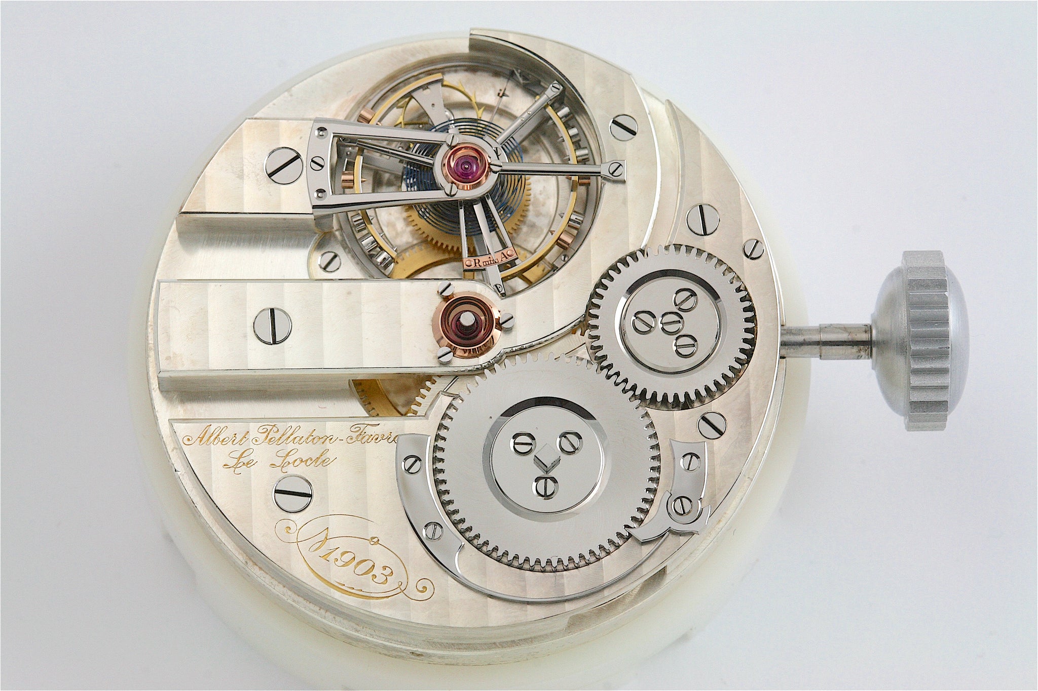 Read A Collected Man Journal Post | The movement of the Albert Pellaton pocket watch Pagès worked on | Inspirations Behind Today’s Independent Watchmakers