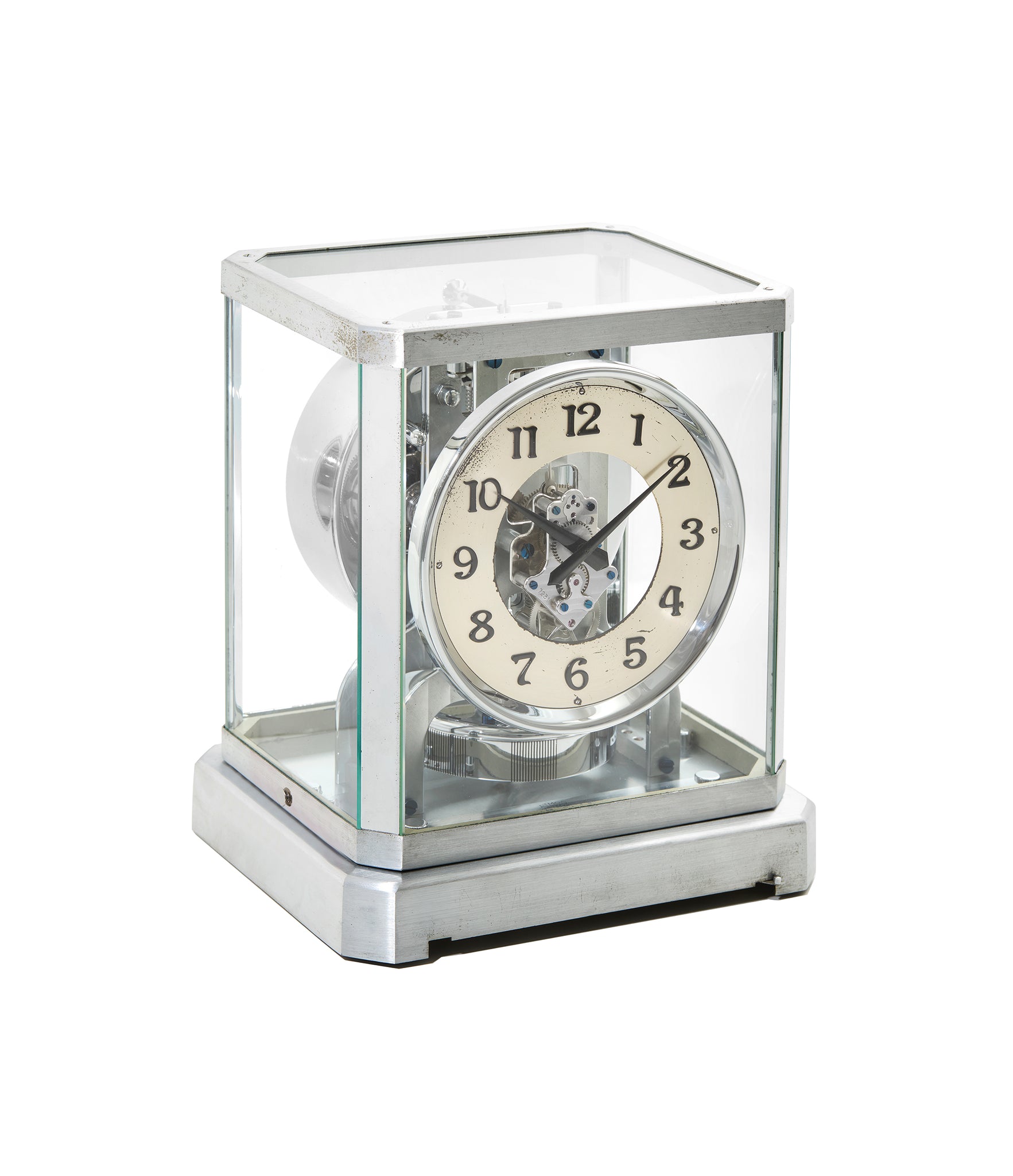 buy rare LeCoultre Atmos II R1 Chrome-plated collectable vintage clock at A Collected Man London