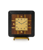 selling rare Jaeger-LeCoultre mid-century collectable desk clock at A Collected Man London