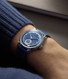 on the wrist Krayon Anywhere  White Gold preowned watch at A Collected Man London