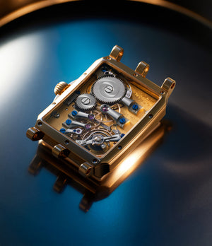 caseback Lang & Heyne Georg  Rose Gold preowned watch at A Collected Man London