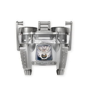 HM4 Double Trouble  MB&F Titanium preowned watch at A Collected Man London