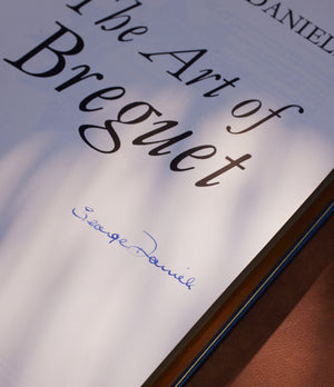 selling signed George Daniels The Art of Breguet book one of 6 at A Collected Man London