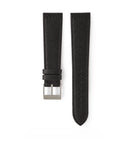 Buy saffiano quality watch strap in raven black black from A Collected Man London, in short or regular lengths. We are proud to offer these hand-crafted watch straps, thoughtfully made in Europe, to suit your watch. Available to order online for worldwide delivery.