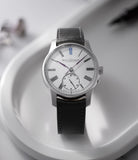 rare Moritz Grossmann Atum MG01.B-03-A000810 Platinum preowned watch at A Collected Man London