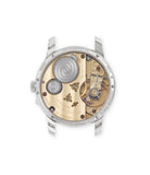 caseback Moritz Grossmann Atum MG01.B-03-A000810 Platinum preowned watch at A Collected Man London