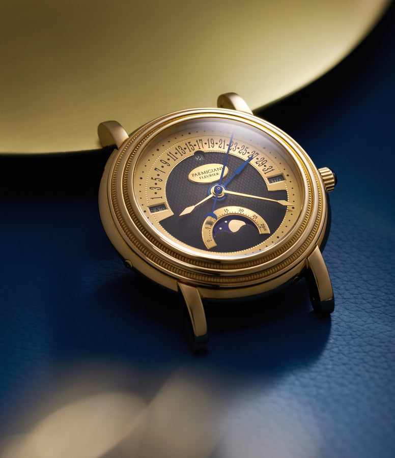 rare Parmigiani Fleurier Toric Retrograde Perpetual Calendar  Rose Gold preowned watch at A Collected Man London