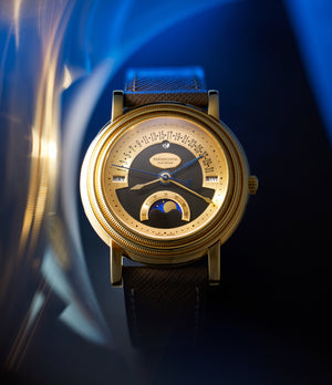 luxury rare pre-owned Parmigiani Fleurier Toric Retrograde Perpetual Calendar  Rose Gold preowned watch at A Collected Man London