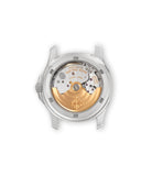 caseback Patek Philippe Aquanaut 5066A-001 Stainless Steel preowned watch at A Collected Man London