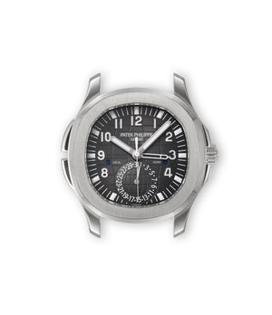 buy Patek Philippe Aquanaut Travel Time 5164A-001 Stainless Steel preowned watch at A Collected Man London