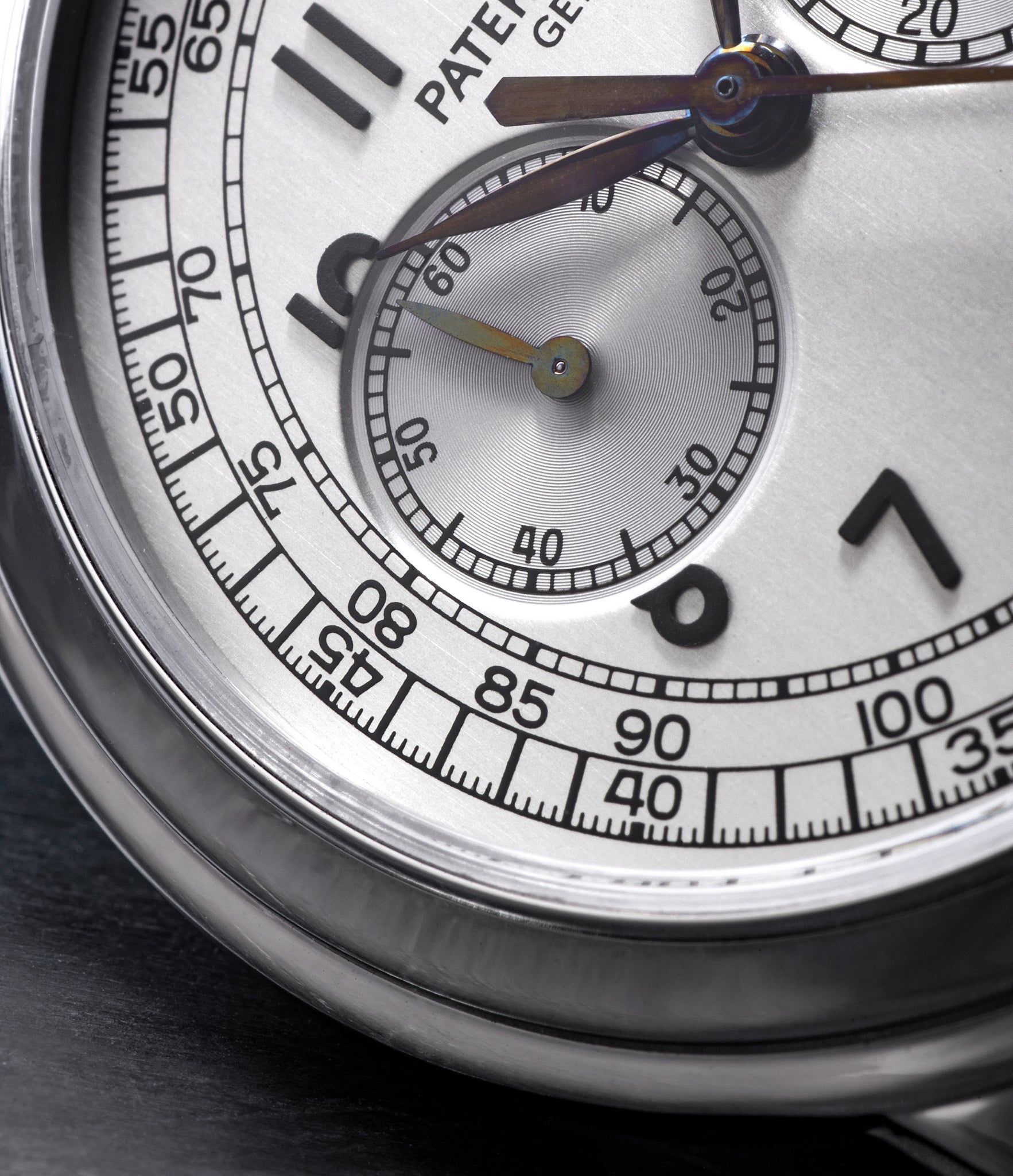 Chronograph 5070G-001 Patek Philippe White Gold preowned watch at A Collected Man London