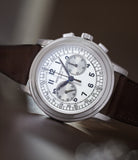 Patek Philippe Chronograph 5070G-001 White Gold preowned watch at A Collected Man London