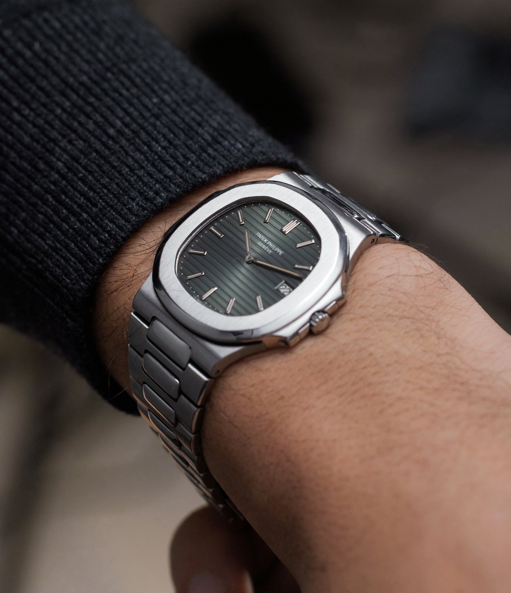 Patek philippe nautilus outlet wrist shot