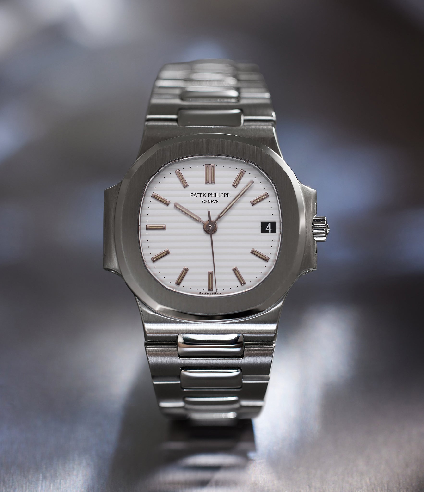 Nautilus 3800A Patek Philippe Stainless Steel preowned watch at A Collected Man London