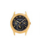 Perpetual Calendar Black Dial | 3940J-027 | Yellow Gold