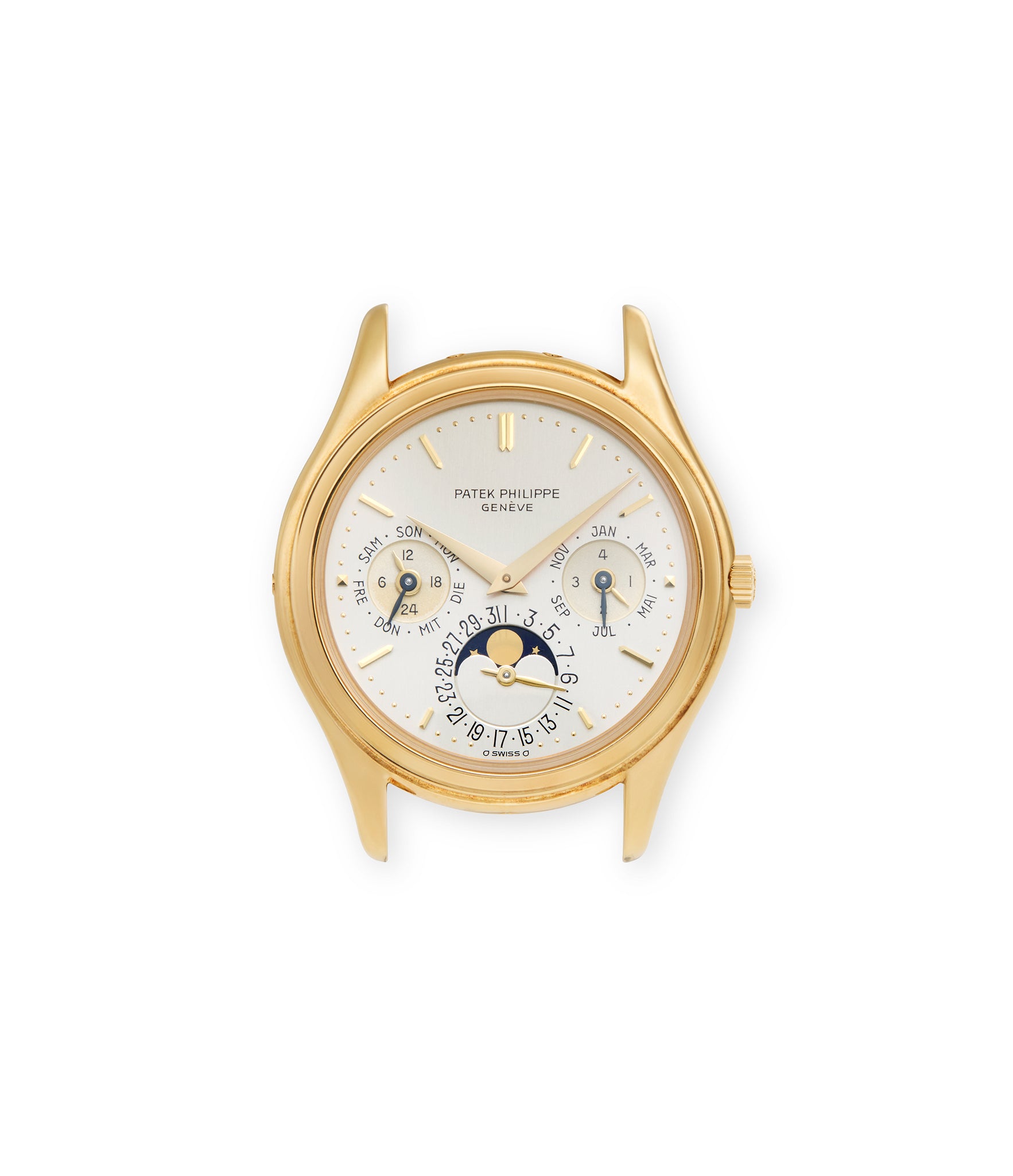 buy Patek Philippe Perpetual Calendar 3940 Yellow Gold preowned watch at A Collected Man London