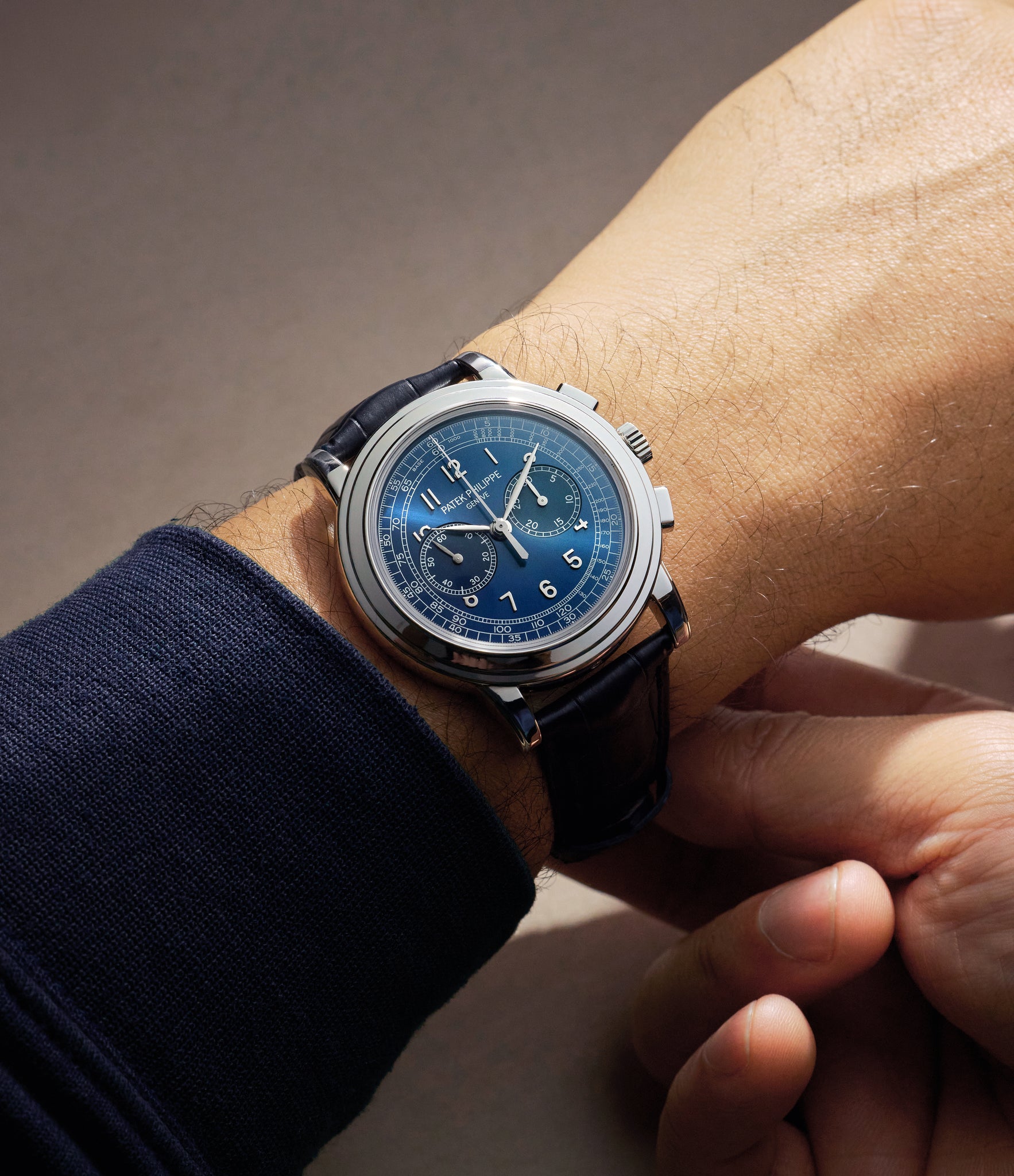 Saatchi London Edition Chronograph | 5070P-013 | Platinum