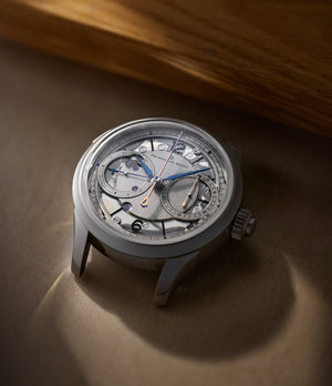 rare Petermann Bédat Split-Seconds 2941 Platinum preowned watch at A Collected Man London