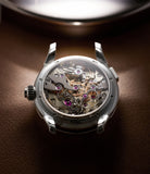 caseback Petermann Bédat Split-Seconds 2941 Platinum preowned watch at A Collected Man London