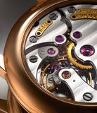 caseback Philippe Dufour Simplicity  Rose Gold preowned watch at A Collected Man London