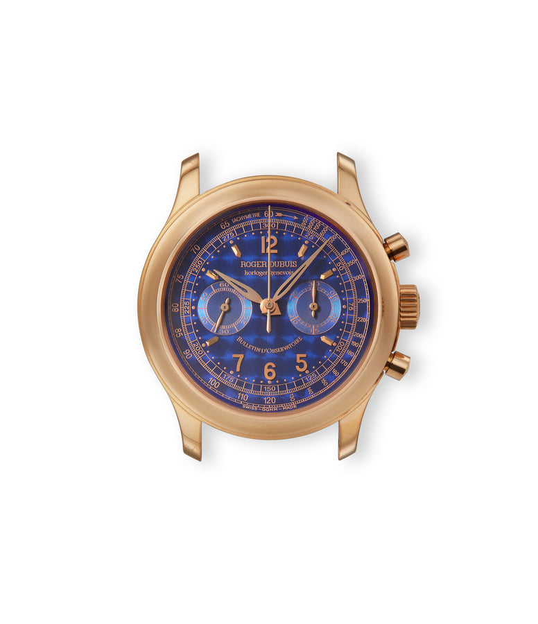 buy Roger Dubuis Hommage Chronograph H40 560 Rose Gold preowned watch at A Collected Man London