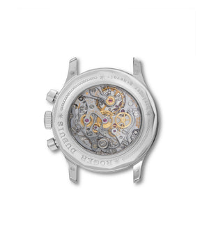caseback Roger Dubuis Hommage Chronograph H40 56 0 White Gold preowned watch at A Collected Man London