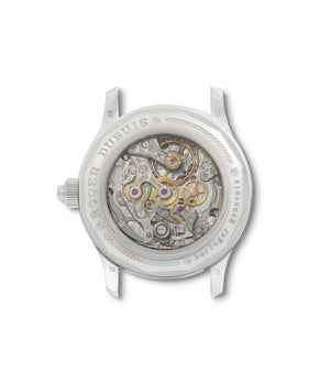 caseback Roger Dubuis Monopusher Chronograph H40 preowned watch at A Collected Man London