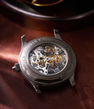 caseback Roger Dubuis Monopusher Chronograph H40 preowned watch at A Collected Man London