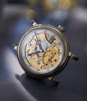 independent watchmaker Roger W. Smith Series 2 Open Dial  White Gold preowned watch at A Collected Man London