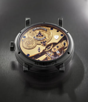 Caseback Series 3  Roger W. Smith Platinum preowned watch at A Collected Man London