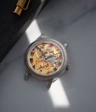 independent watchmaker Roger W. Smith Series II- Open Dial  White Gold preowned watch at A Collected Man London