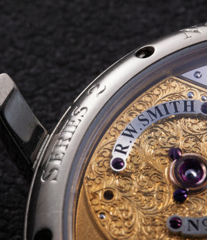 Roger W. Smith Series II- Open Dial  White Gold preowned watch at A Collected Man London