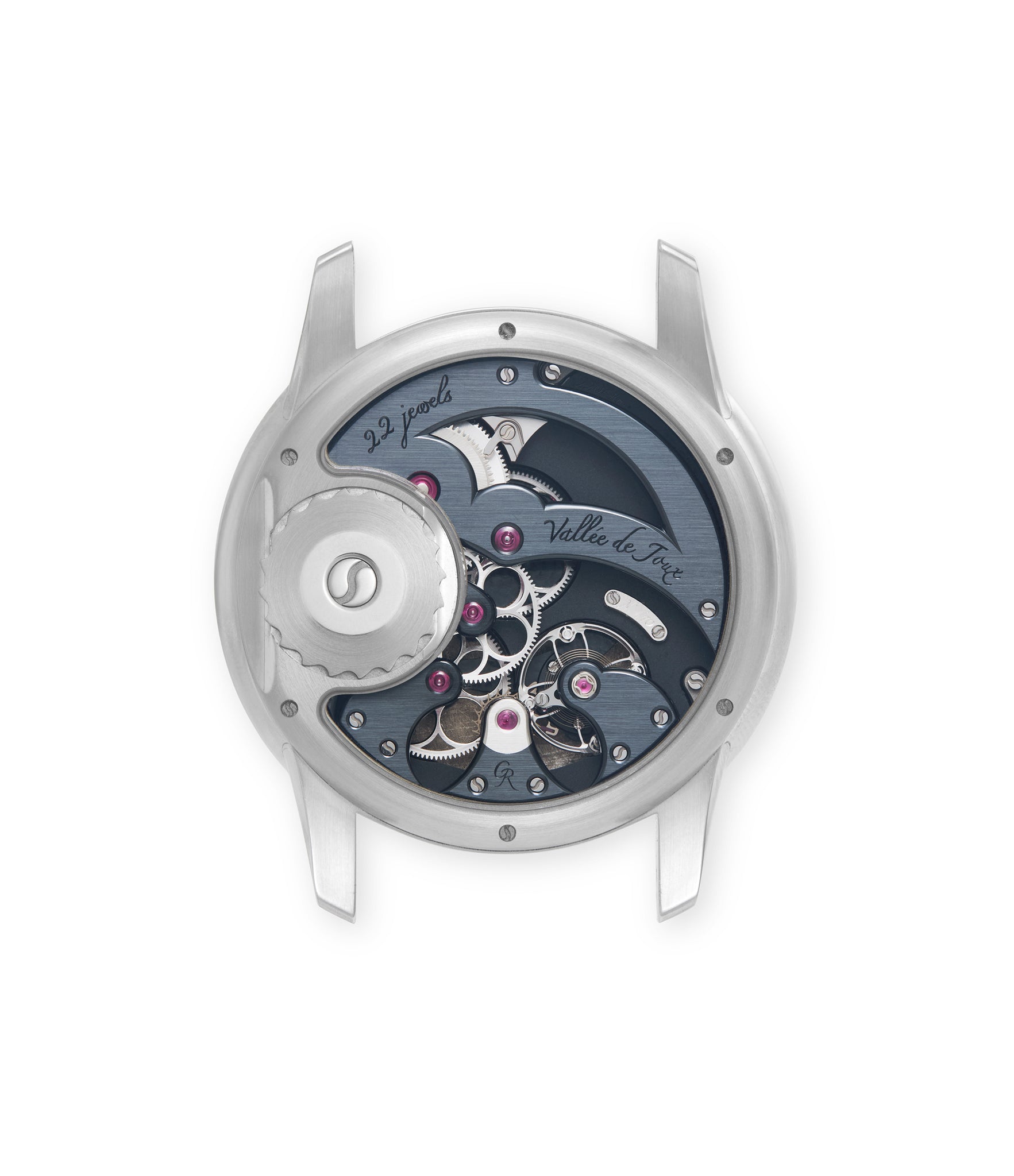 caseback Romain Gauthier HMS Prestige MON00027 Stainless Steel preowned watch at A Collected Man London